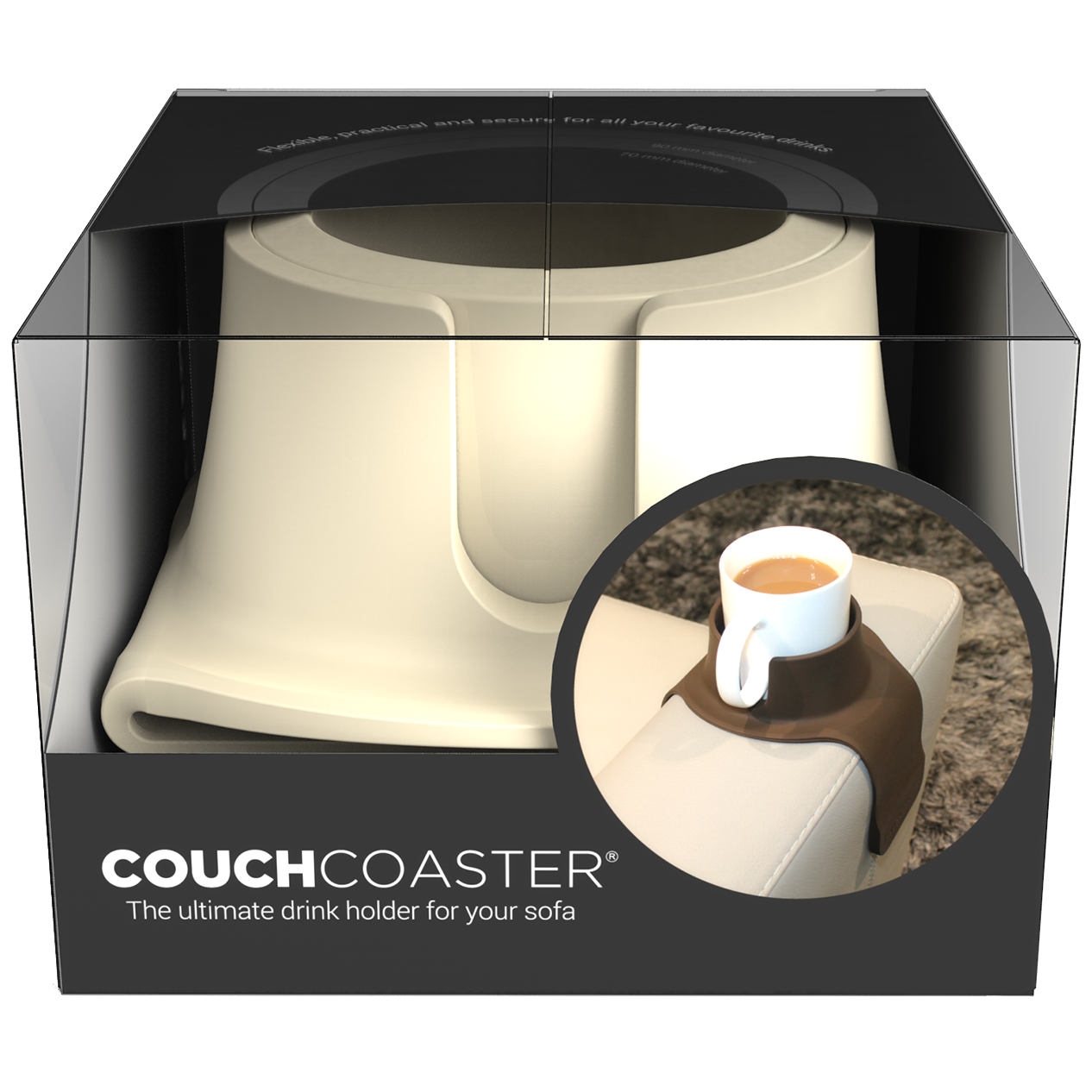 CouchCoaster - Cool Cream