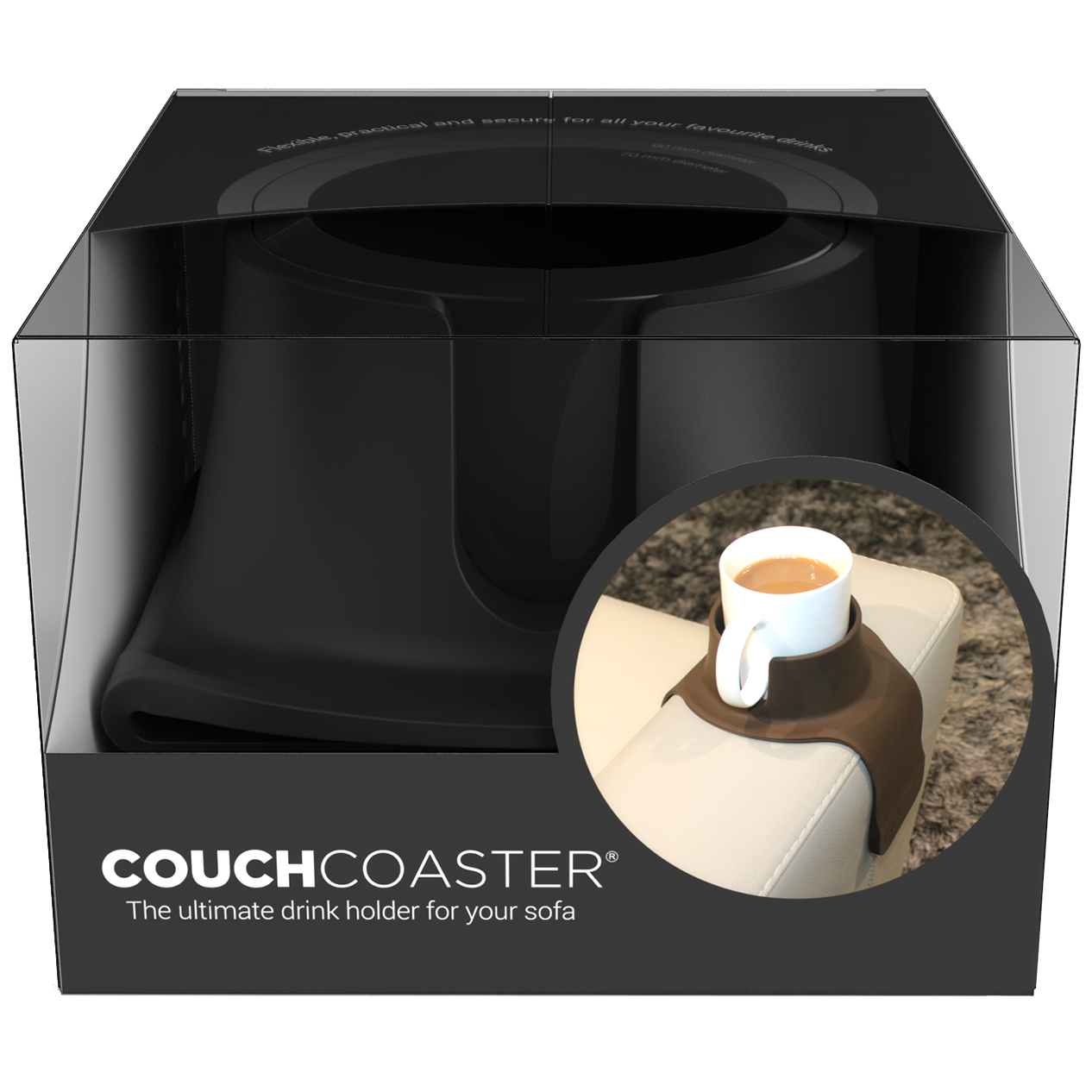 CouchCoaster - Jet Black