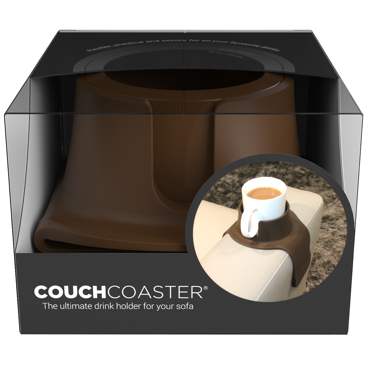 CouchCoaster - Mocha Brown