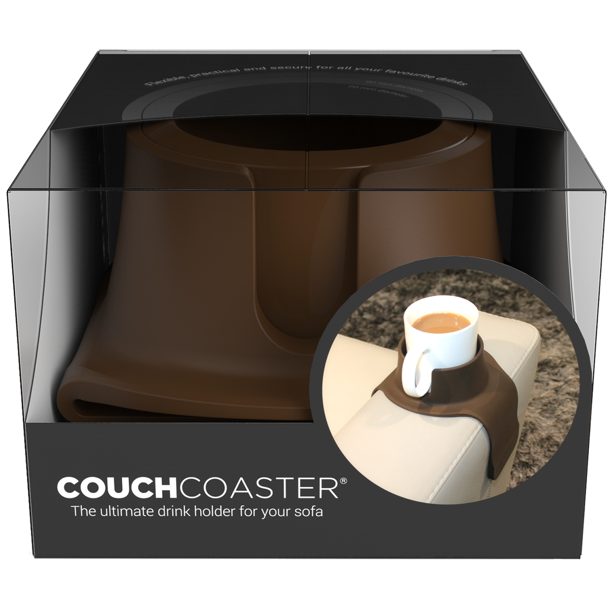 CouchCoaster - Mocha Brown