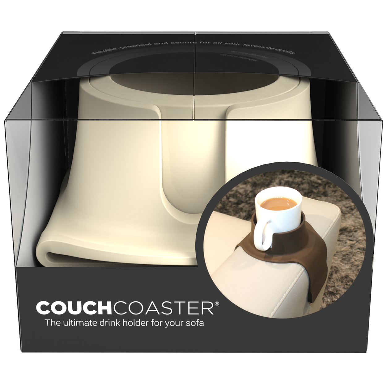 CouchCoaster - Cool Cream