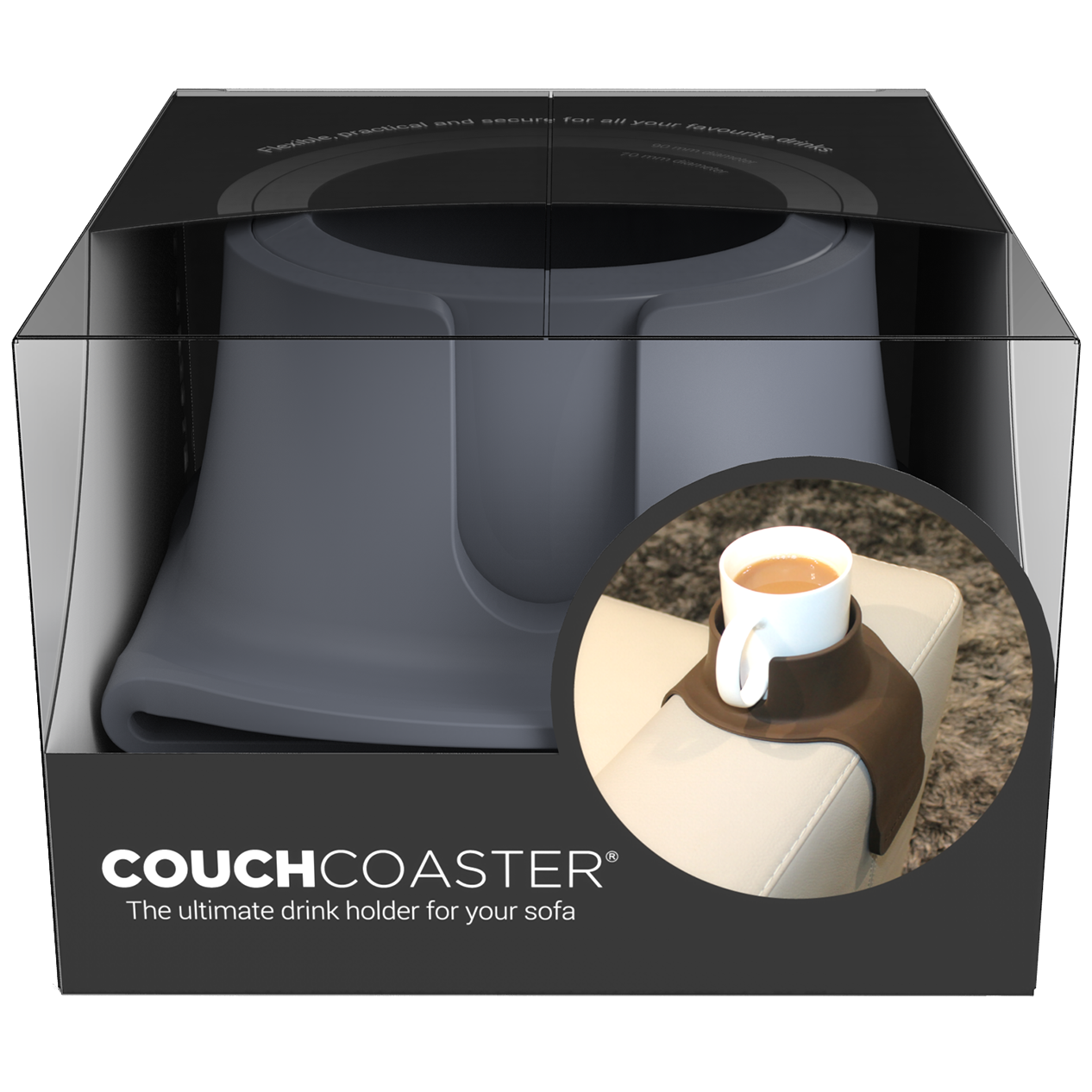CouchCoaster - Steel Grey