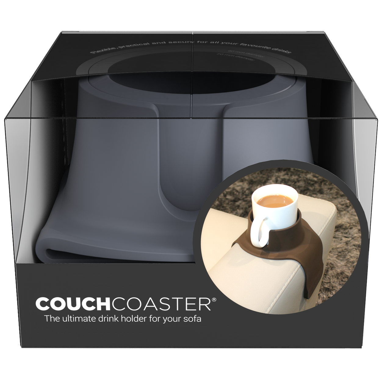 CouchCoaster - Steel Grey