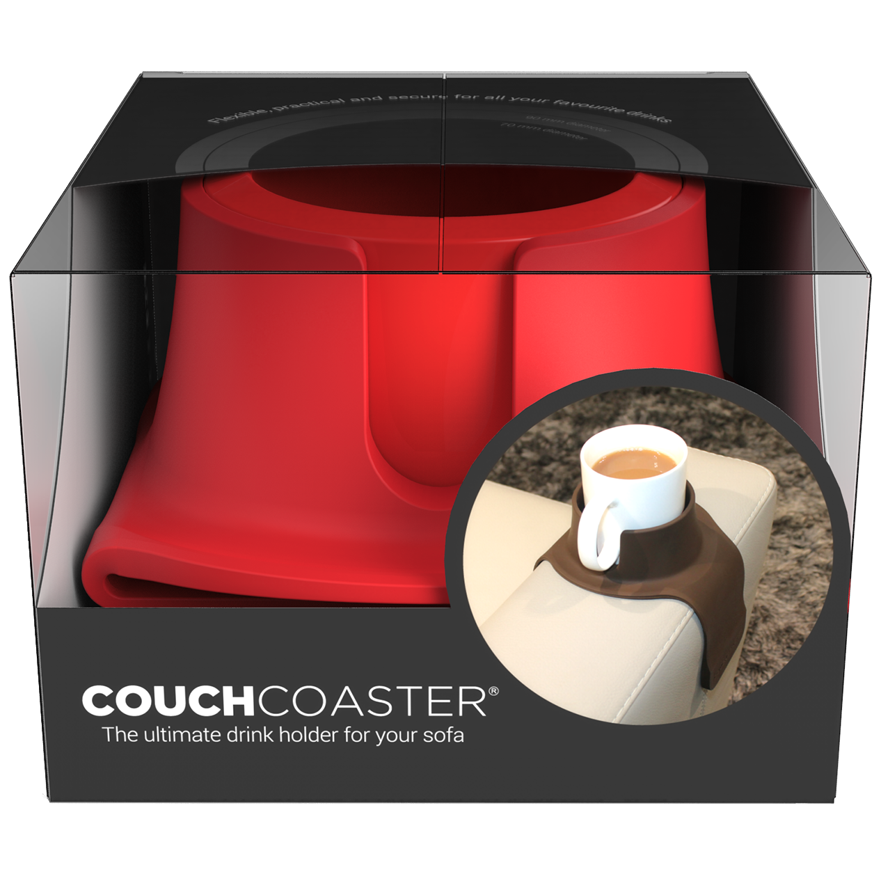 CouchCoaster - Rosso Red